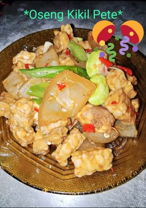 Foto resep Oseng Kikil,Pete,Tahu,Tempe