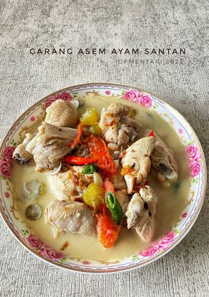 Foto resep Garang Asem Ayam Santan (Tanpa Daun Pisang)