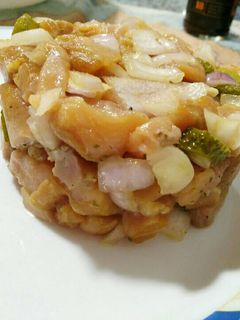 Una foto de Tártaro de Salmón
