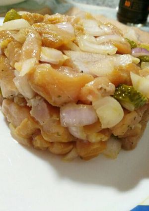 Una foto de Tártaro de Salmón