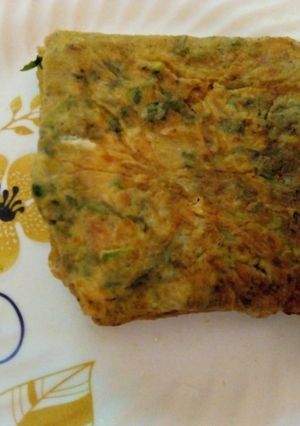 A picture of Bread omelette.