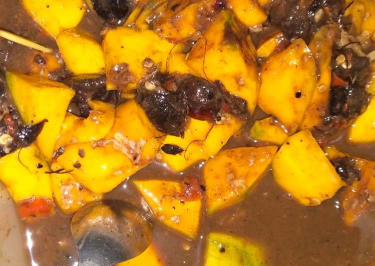 Resep Rujak uleg mangga cengkir yang Bisa Manjain Lidah