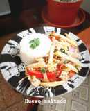 Huevo saltado