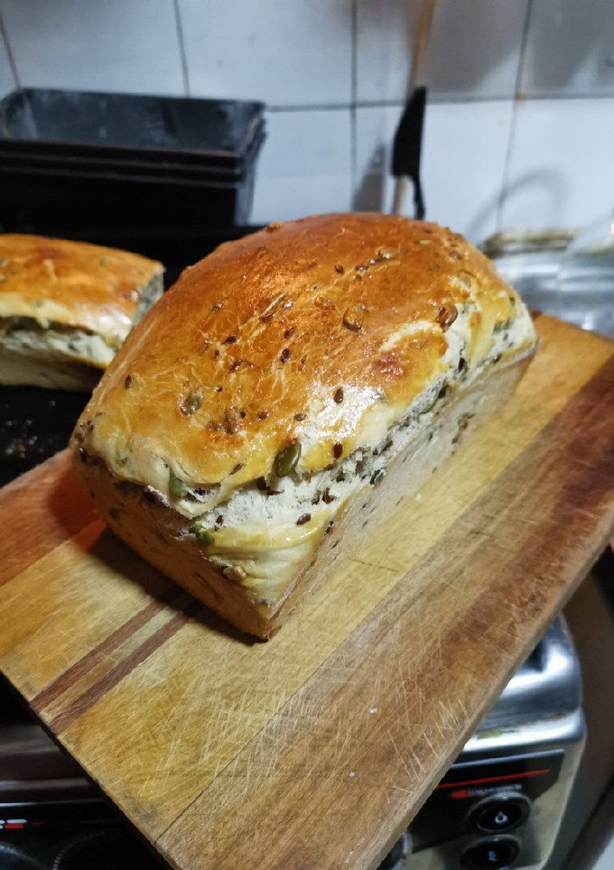 Una foto de Pan de molde con semillas
