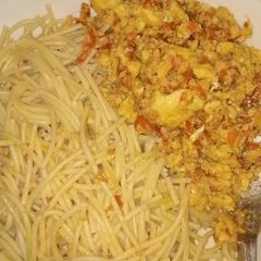 A picture of Spaghetti & Egg Sauce.