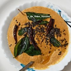 A picture of Peanut tomato chutney (without onion garlic).