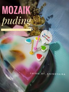 Foto resep Mozaik Puding Ulang Tahun