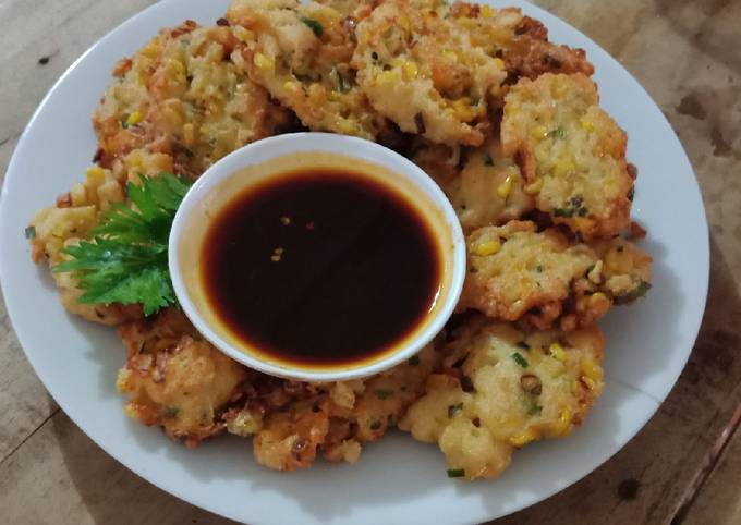 Resep Bakwan tahu jagung, Lezat Sekali