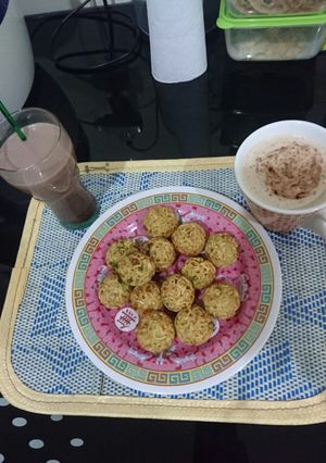 Foto resep Takoyaki rambutan (alias bola" mie)