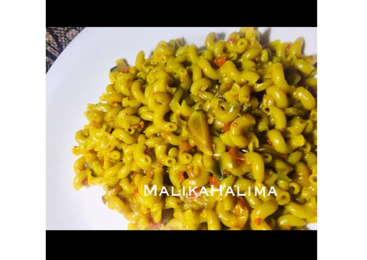 Simple Way to Make Favorite Golden Macaroni