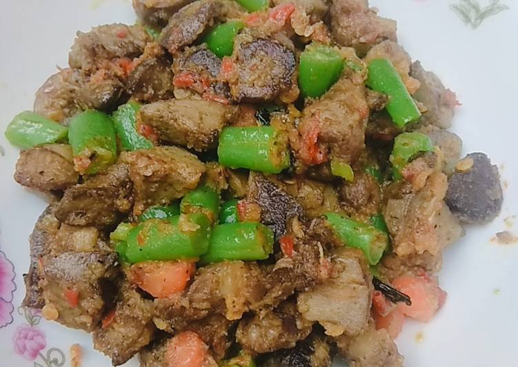 Resep Oseng ati ampela buncis pedas, Bikin Ngiler
