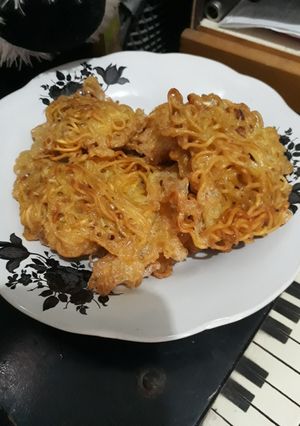 Foto resep Omelet mie goreng