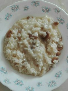 Una foto de Risotto con champiñones