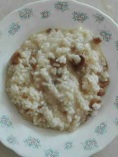 Una foto de Risotto con champiñones