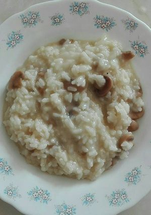Una foto de Risotto con champiñones