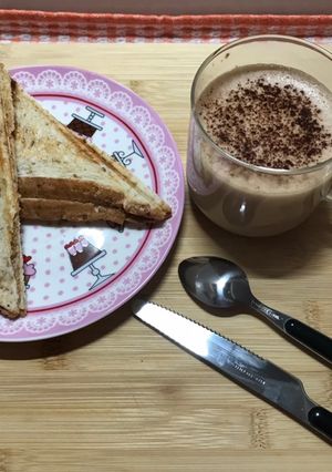 पीनट बटर टोस्ट सैंडविच (peanut butter toast sandwich recipe in Hindi) रेसिपी मुख्य फोटो