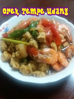 Foto resep Orek TEMPE UDANG