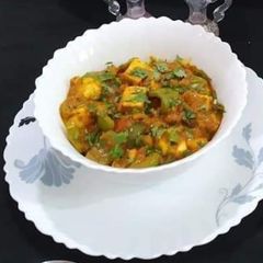 Kadhai paneer A picture of Kadhai paneer.