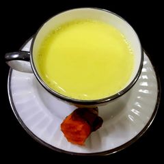 A picture of Turmeric Milk.