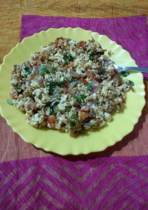 A picture of Paneer bhurji.