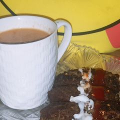 A picture of Zafrani kabab.