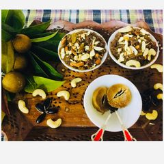 A picture of Chikoo Halwa.