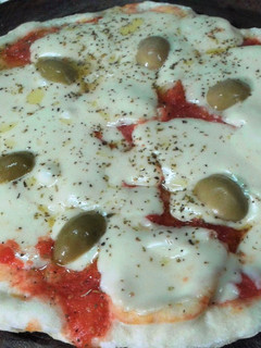 Una foto de Pizza súper expres (sin horno)