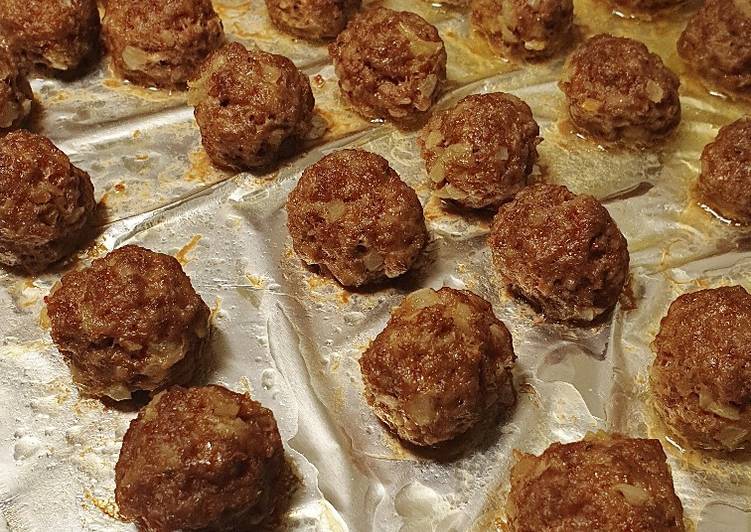 Easiest Way to Prepare Super Quick Homemade Honey mustard meatballs