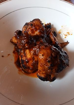 Foto resep Ayam bakar pedas bumbu merah
