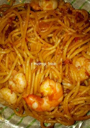 Foto resep Spageti Udang Bolognese