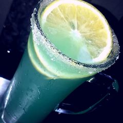 A picture of Blue mocktail.