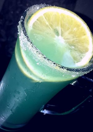 A picture of Blue mocktail.