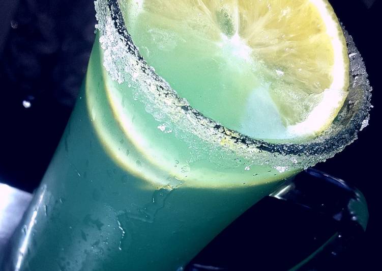 Blue mocktail