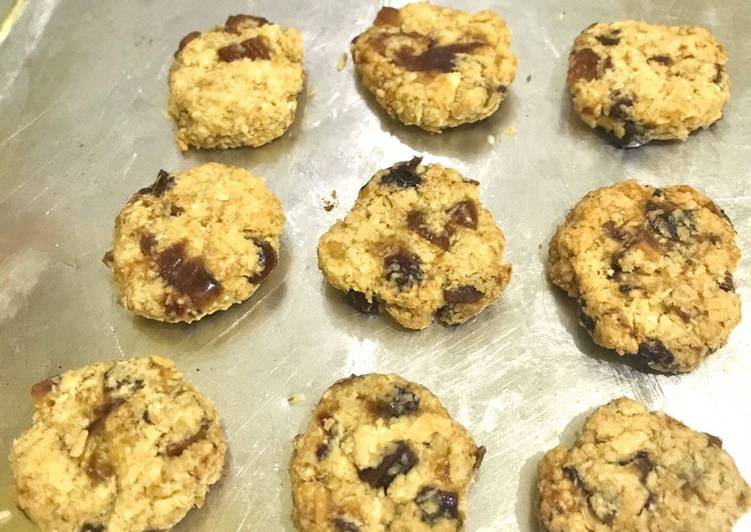 Resep Coconut oats cookies kurma Anti Gagal