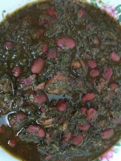 عکسی از دستور قرمه سبزی فوری