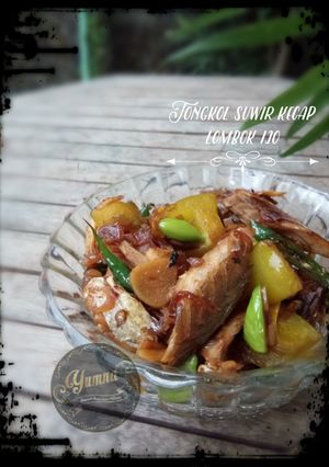 Foto resep Tongkol suwir kecap lombok ijo