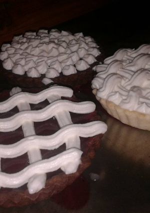 Una foto de Tartitas de frambuesa