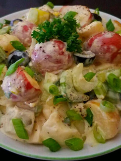 A picture of Mike's Creamy Potato Egg Salad.