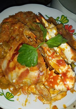 Foto resep Kepiting saus pedas