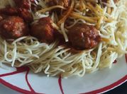 Una foto de pasta spaghetti