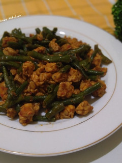 Foto resep Oseng Sambal Tempe Kacang Panjang