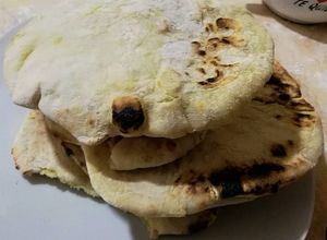 Una foto de Pan Hindú o Naan