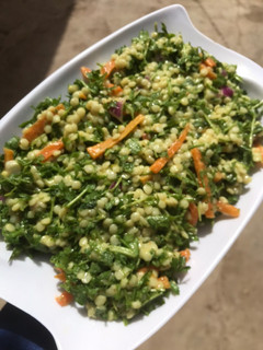 A picture of Morocco Carrot lentils salad.
