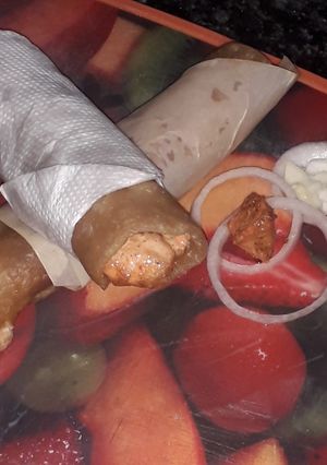 A picture of Chicken mayo roll.