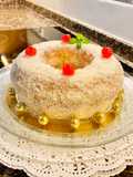 Pastel de coco muy húmedo “sin gluten” (Very moist coconut cake “gluten-free”)