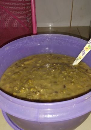 Foto resep Bubur kacang ijo (burjo) simple