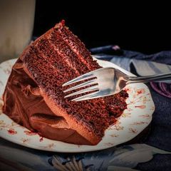 A picture of Sour cream chocolate cake.