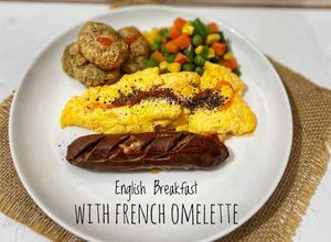 Foto resep English Breakfast with French Omelette
