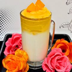 Mango Dalgona🥭🥭🥭 A picture of Mango Dalgona🥭🥭🥭.