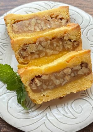 A picture of Caramel Walnuts Soft Cookies.